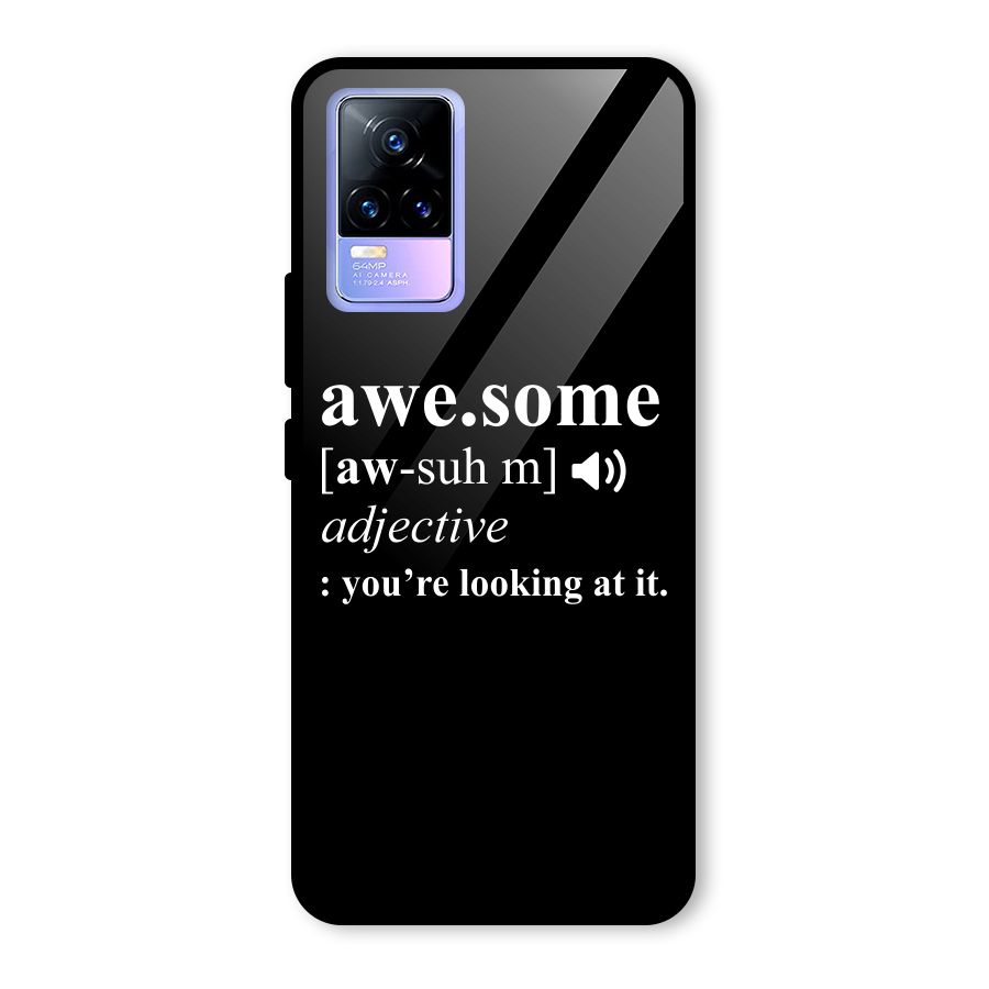 Awesome Looking at it Glass Back Case for Vivo Y73