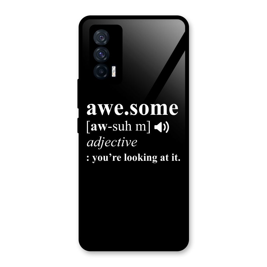 Awesome Looking at it Glass Back Case for Vivo iQOO 7 5G