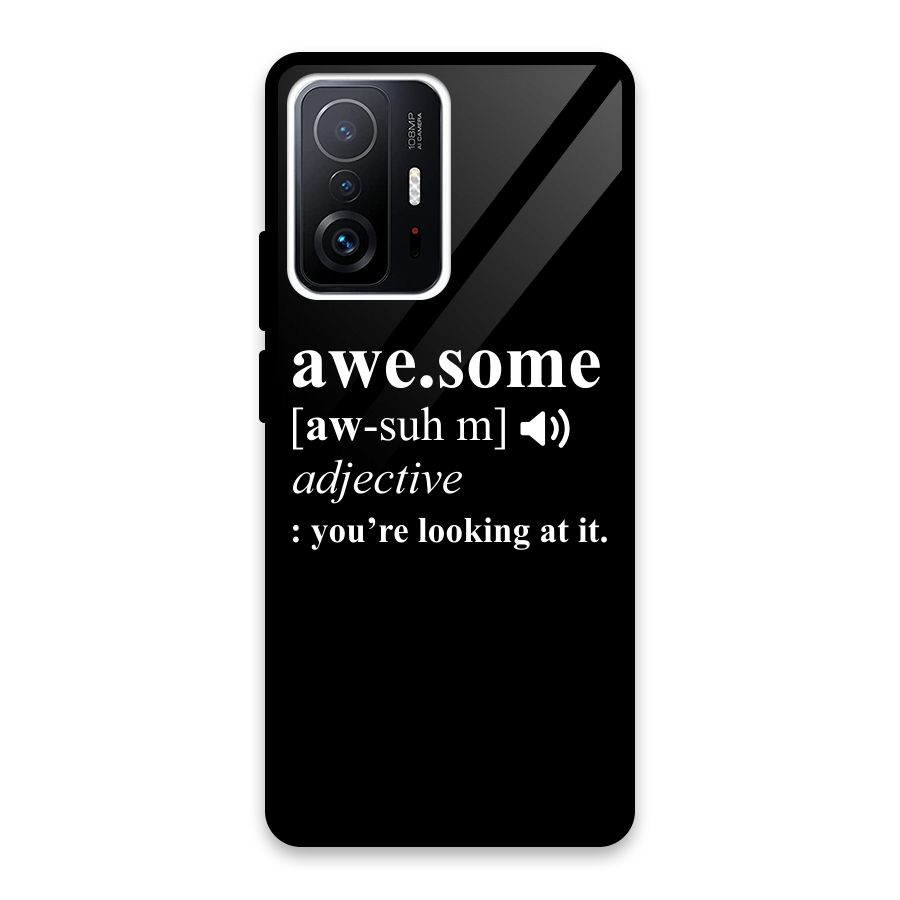 Awesome Looking at it Glass Back Case for Xiaomi 11T Pro