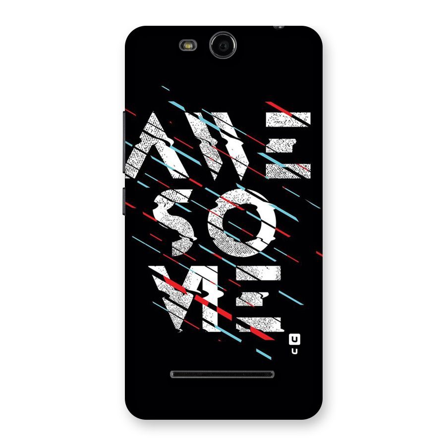 Awesome Me Back Case for Micromax Canvas Juice 3 Q392
