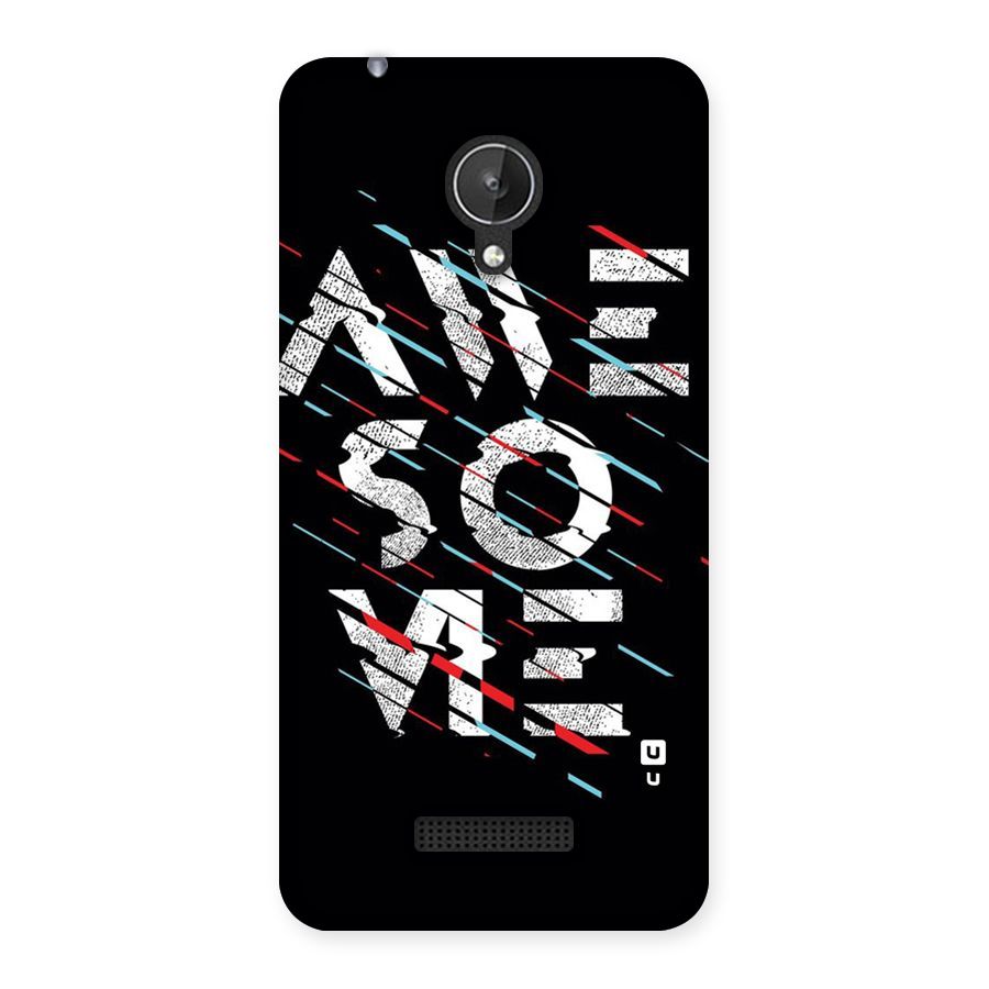 Awesome Me Back Case for Micromax Canvas Spark Q380