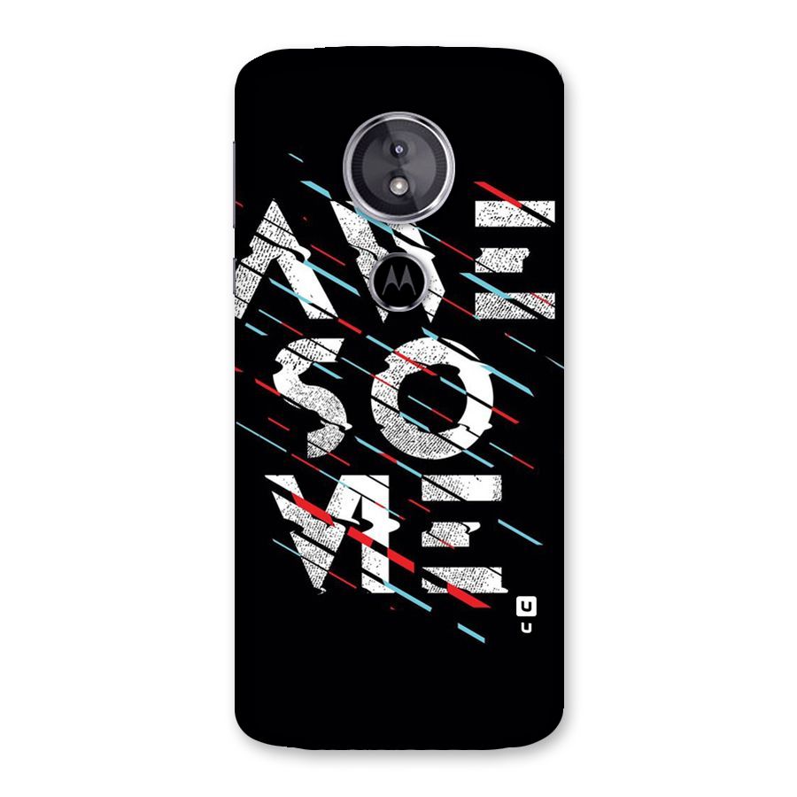 Awesome Me Back Case for Moto E5