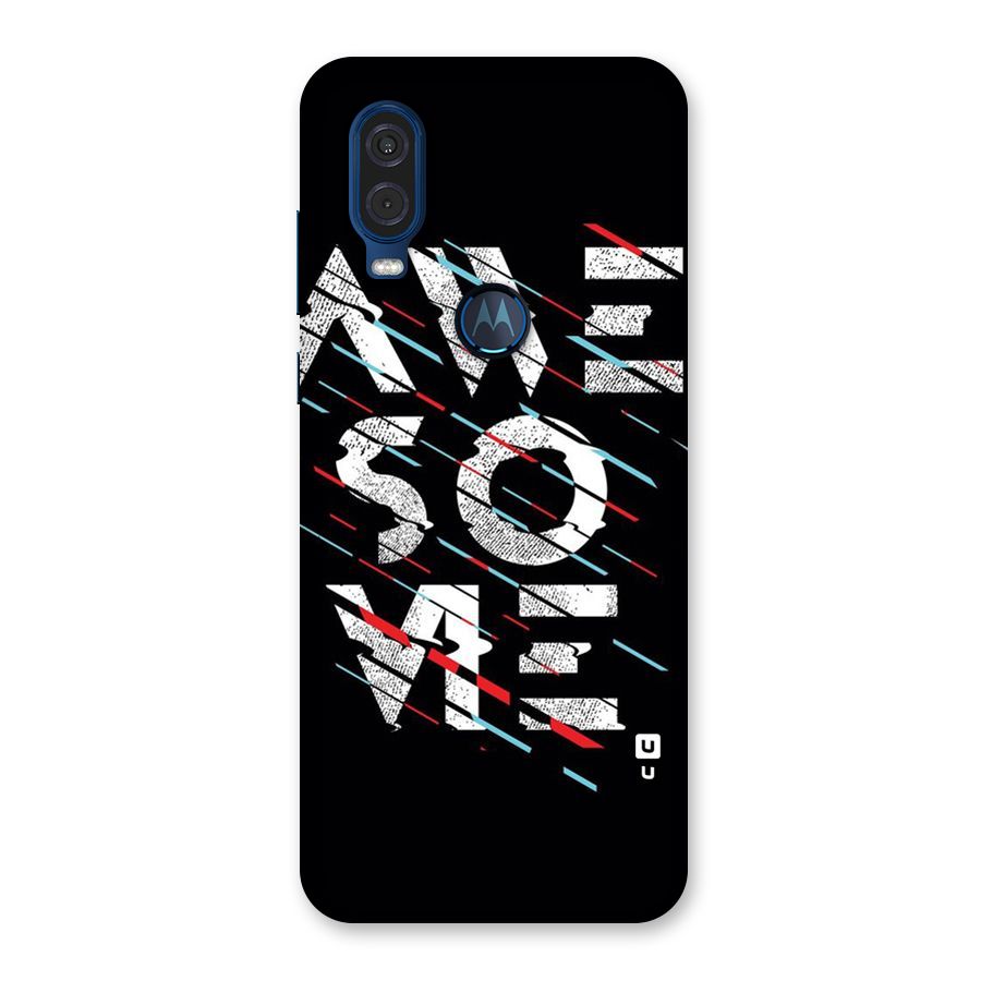 Awesome Me Back Case for Motorola One Vision