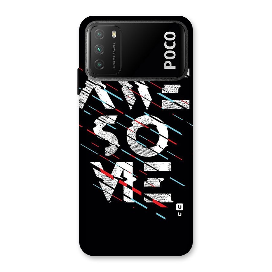 Awesome Me Back Case for Poco M3
