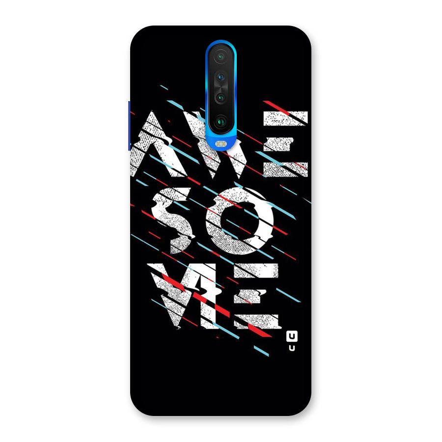 Awesome Me Back Case for Poco X2