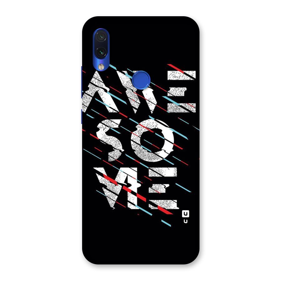 Awesome Me Back Case for Redmi Note 7