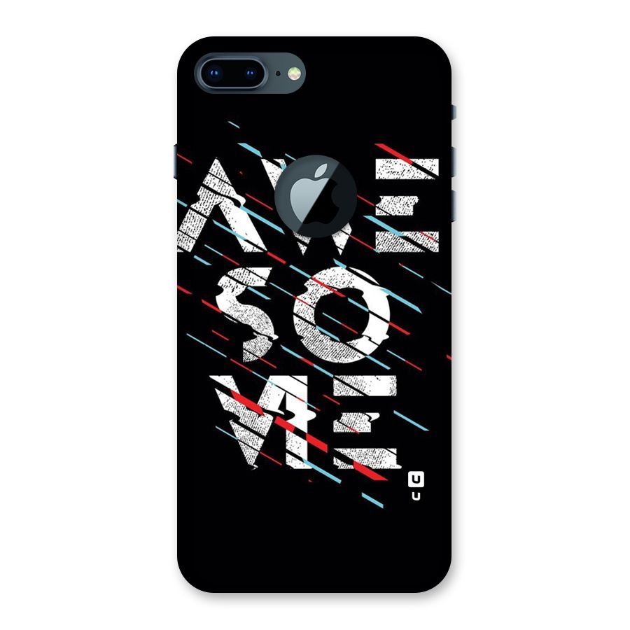 Awesome Me Back Case for iPhone 7 Plus Logo Cut