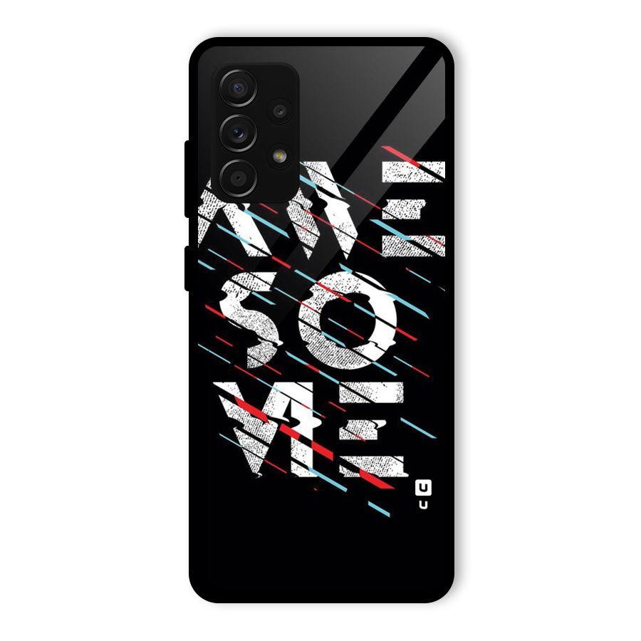 Awesome Me Glass Back Case for Galaxy A53 5G