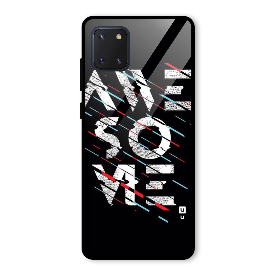 Awesome Me Glass Back Case for Galaxy Note 10 Lite