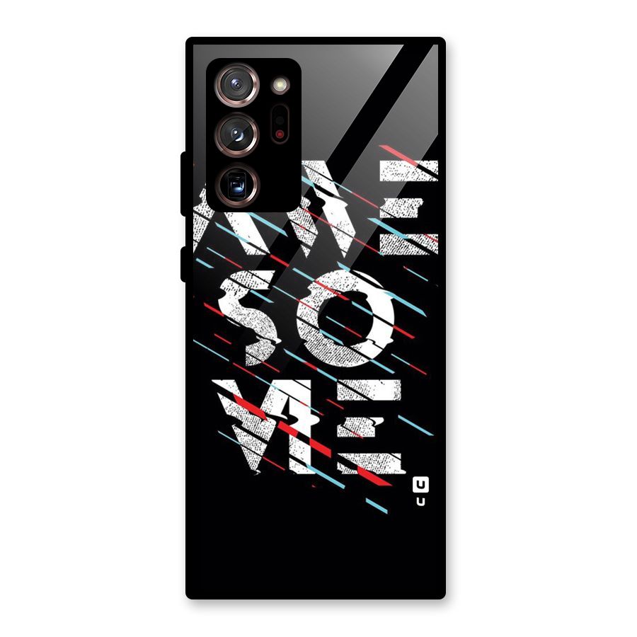 Awesome Me Glass Back Case for Galaxy Note 20 Ultra 5G