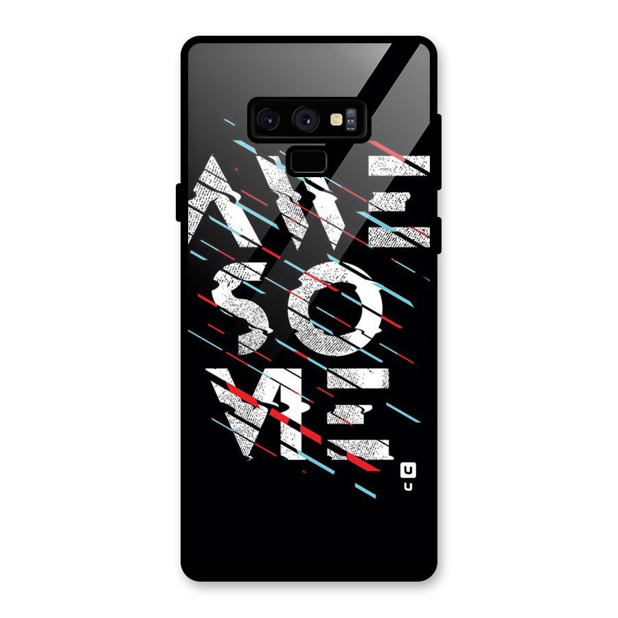 Awesome Me Glass Back Case for Galaxy Note 9