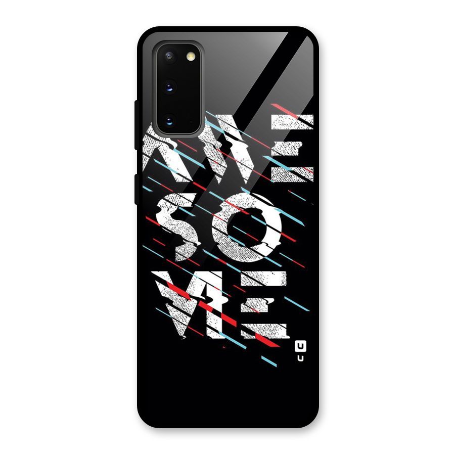 Awesome Me Glass Back Case for Galaxy S20