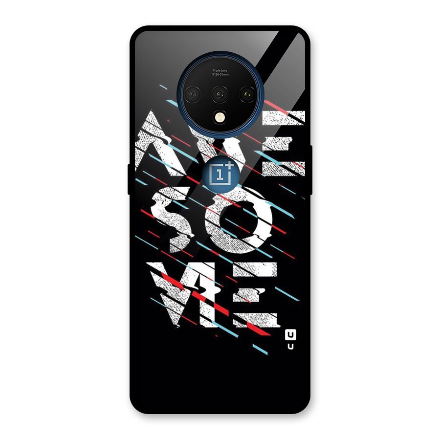 Awesome Me Glass Back Case for OnePlus 7T