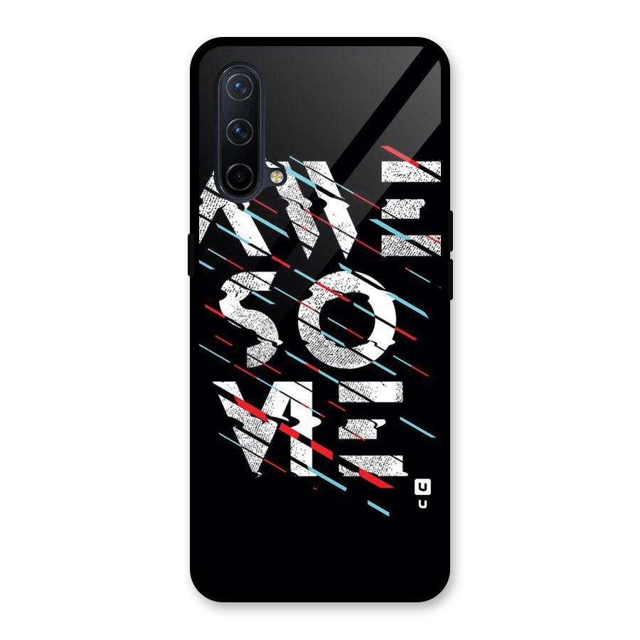Awesome Me Glass Back Case for OnePlus Nord CE 5G