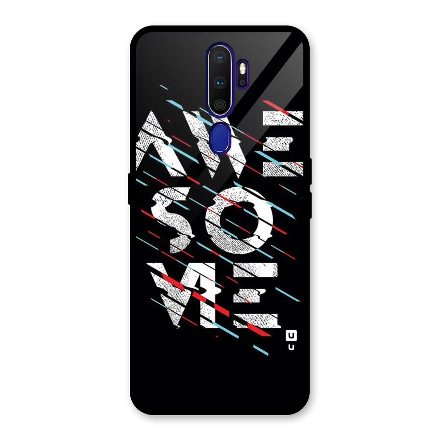 Awesome Me Glass Back Case for Oppo A9 (2020)