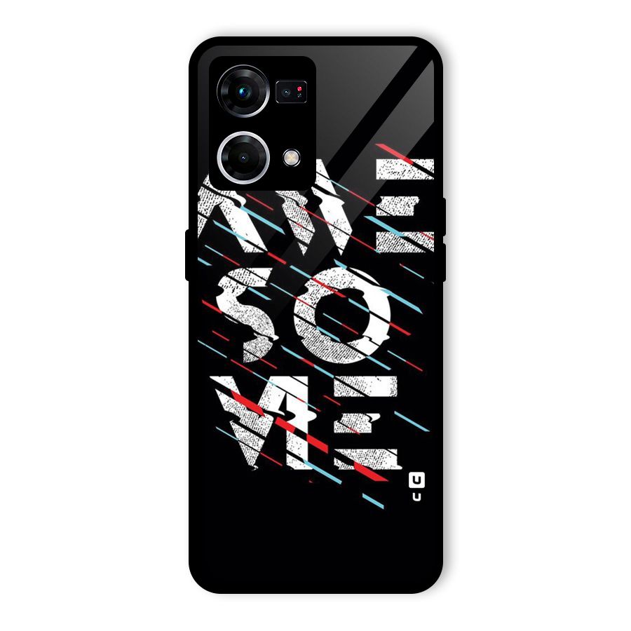Awesome Me Glass Back Case for Oppo F21 Pro 4G