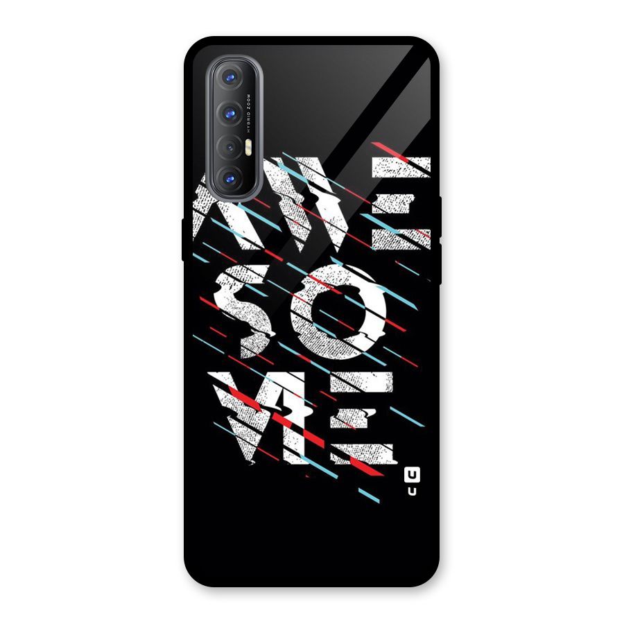 Awesome Me Glass Back Case for Oppo Reno3 Pro