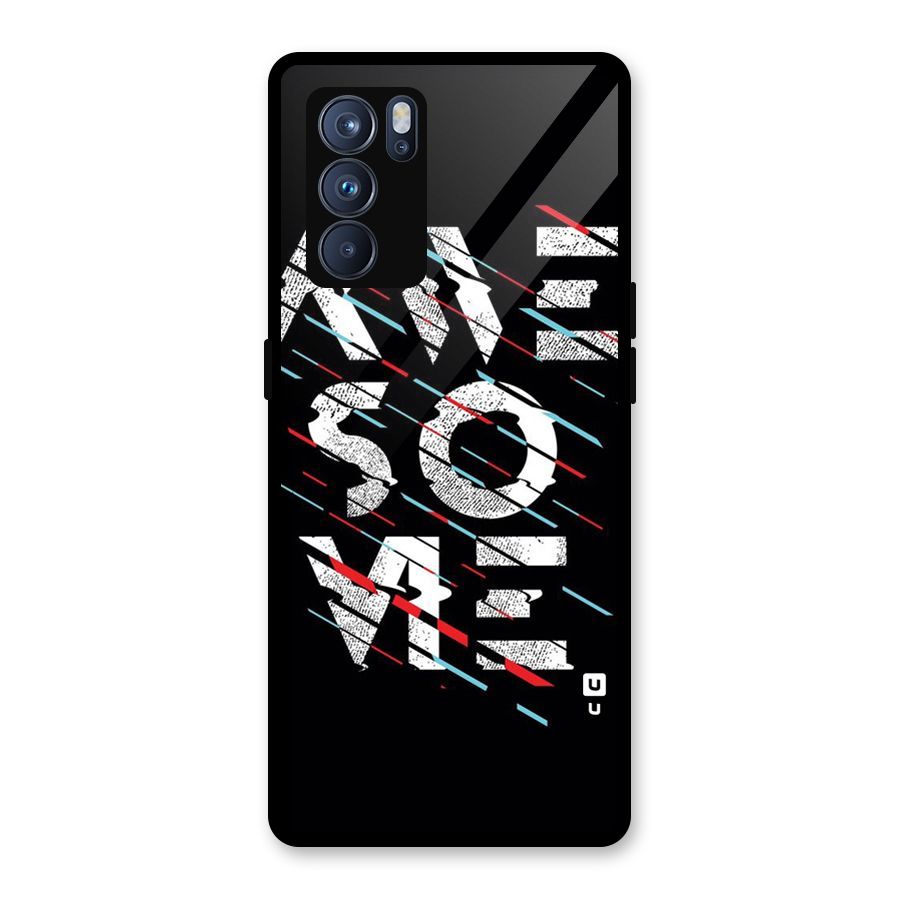 Awesome Me Glass Back Case for Oppo Reno6 Pro 5G