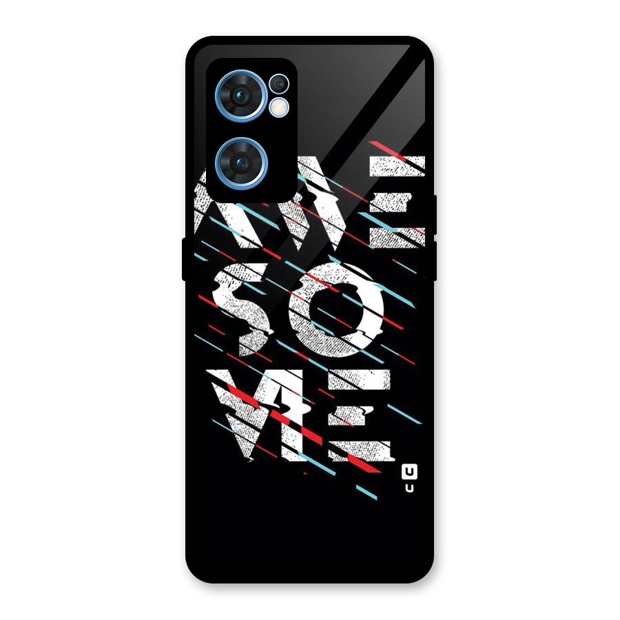 Awesome Me Glass Back Case for Oppo Reno7 5G