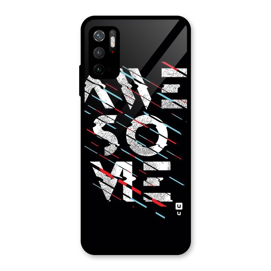 Awesome Me Glass Back Case for Poco M3 Pro 5G