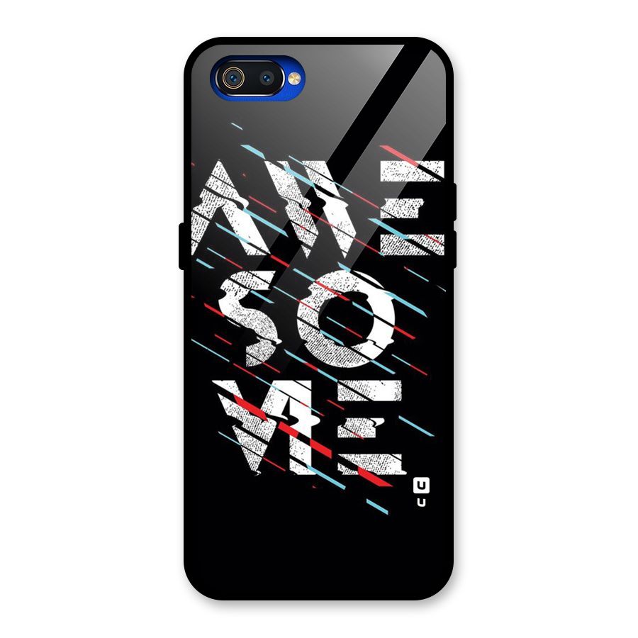Awesome Me Glass Back Case for Realme C2