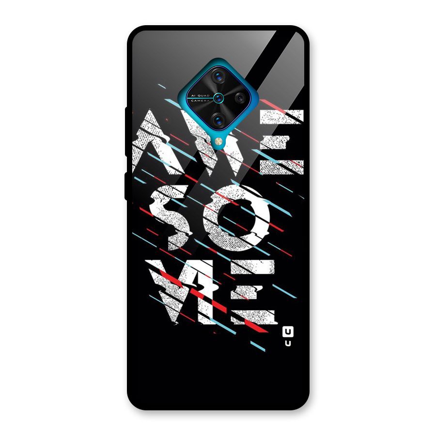 Awesome Me Glass Back Case for Vivo S1 Pro