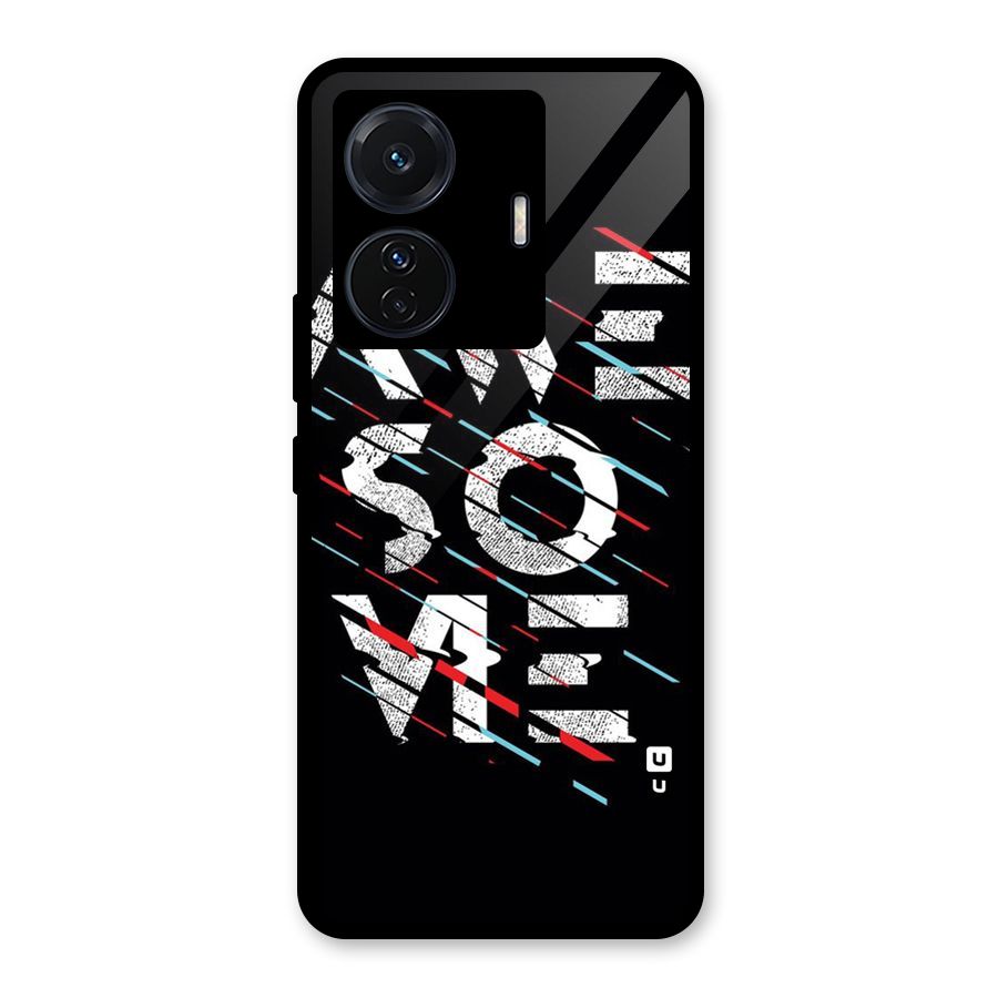 Awesome Me Glass Back Case for Vivo T1 Pro