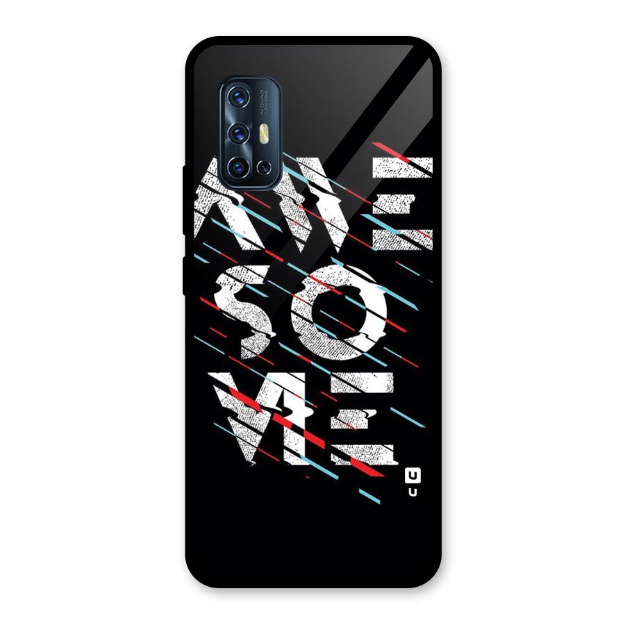 Awesome Me Glass Back Case for Vivo V17