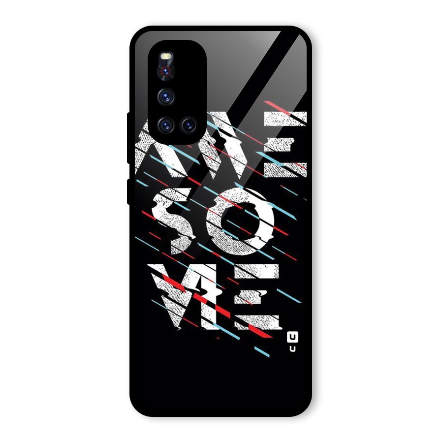 Awesome Me Glass Back Case for Vivo V19