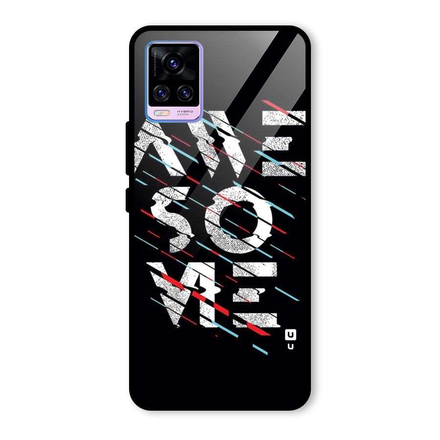 Awesome Me Glass Back Case for Vivo V20 Pro