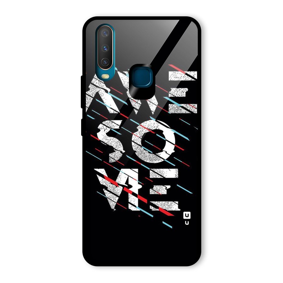 Awesome Me Glass Back Case for Vivo Y15