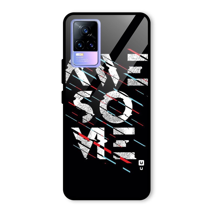 Awesome Me Glass Back Case for Vivo Y73