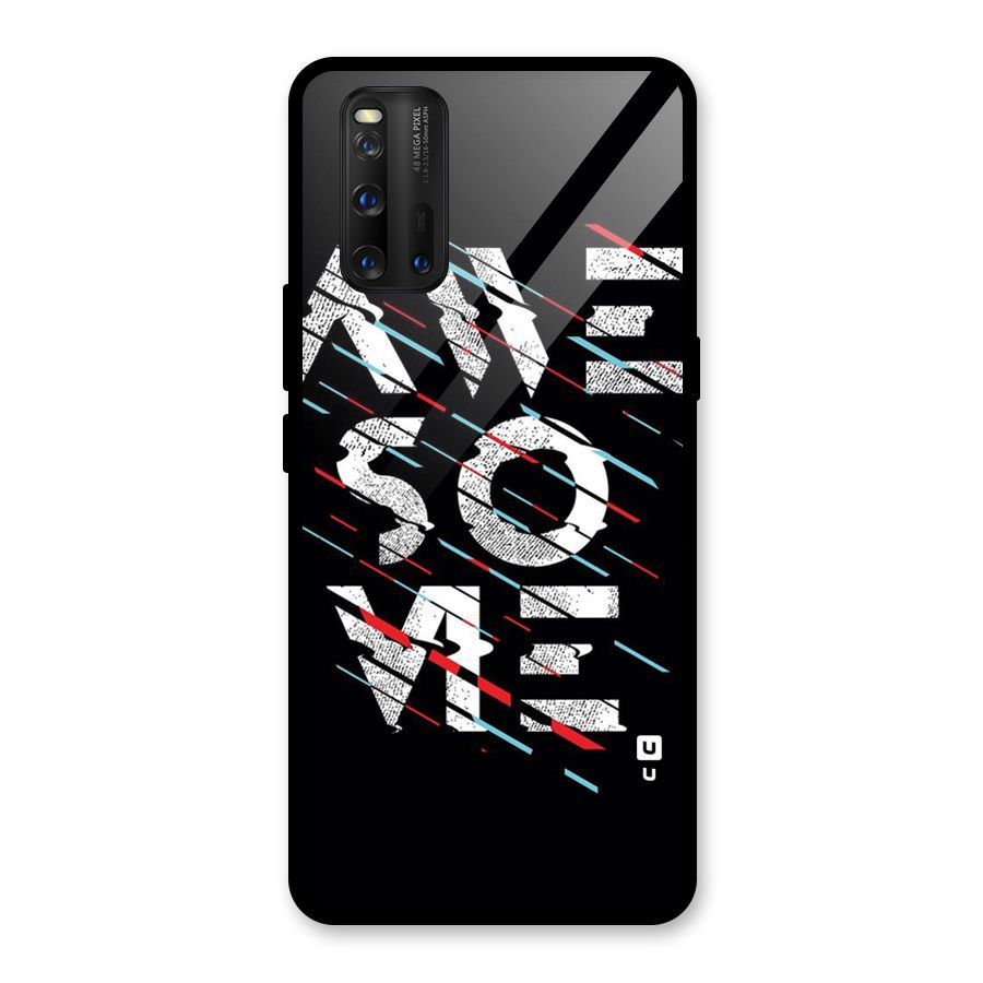 Awesome Me Glass Back Case for Vivo iQOO 3