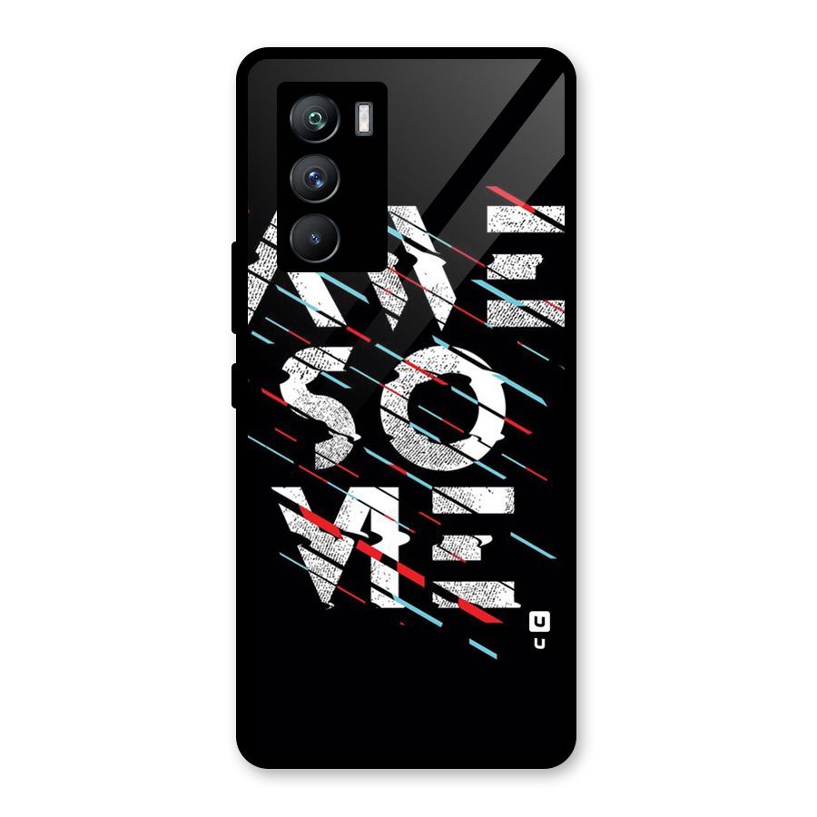Awesome Me Glass Back Case for Vivo iQOO 9 SE