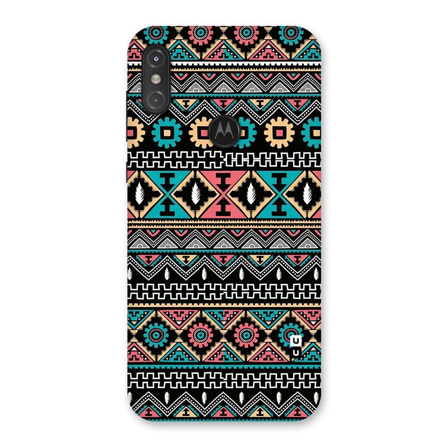 Aztec Beautiful Creativity Back Case for Motorola One Power