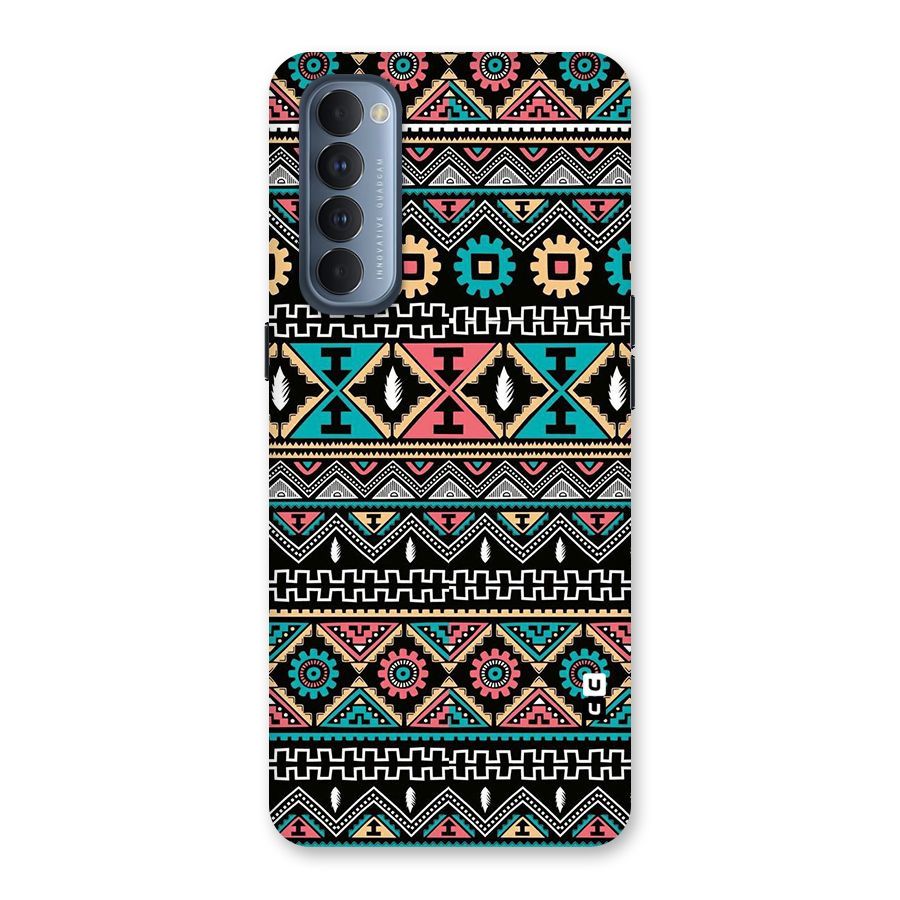 Aztec Beautiful Creativity Back Case for Reno4 Pro