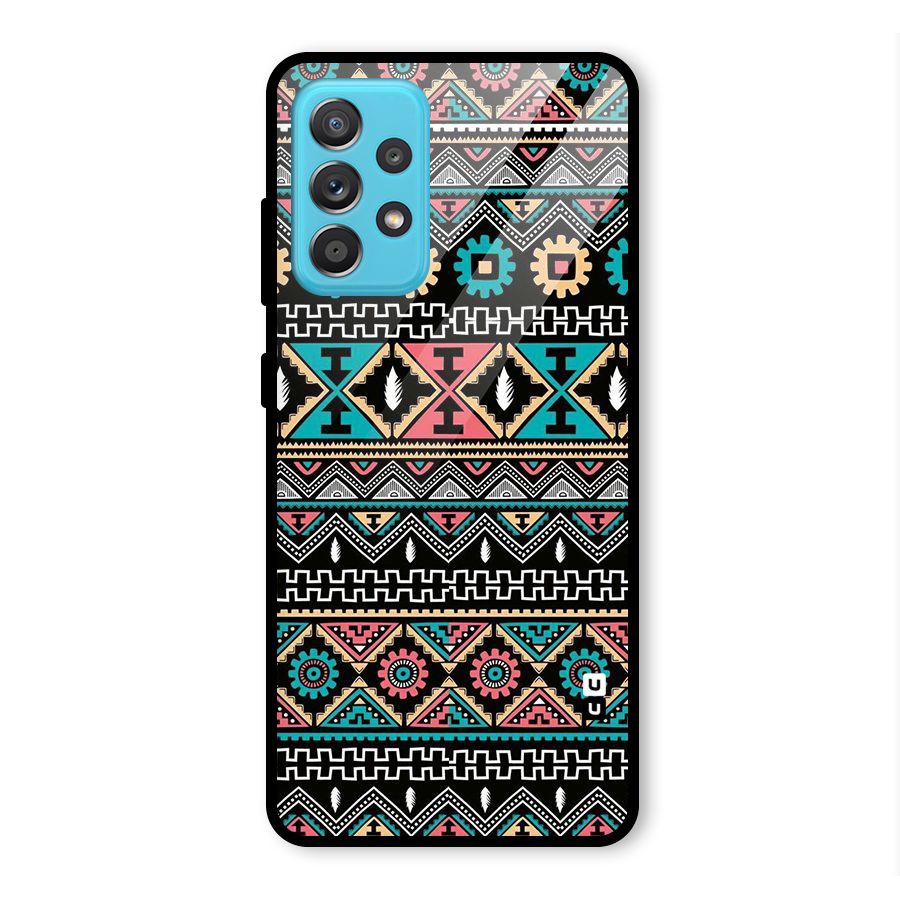 Aztec Beautiful Creativity Glass Back Case for Galaxy A52s 5G