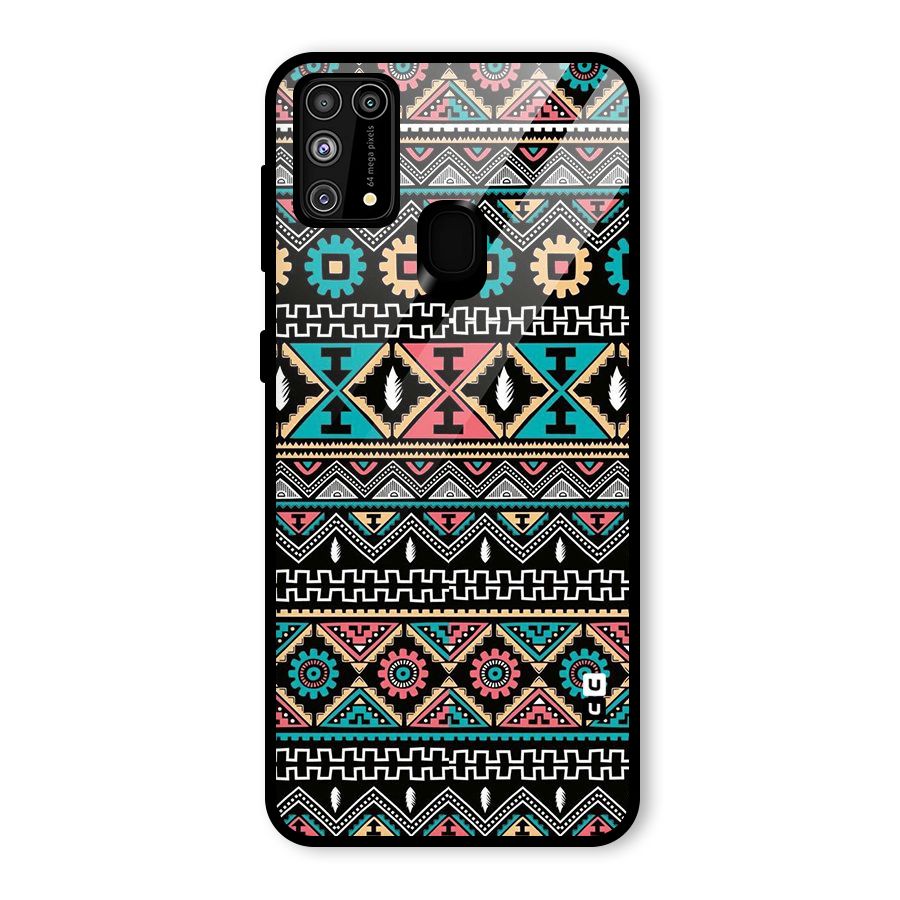 Aztec Beautiful Creativity Glass Back Case for Galaxy F41