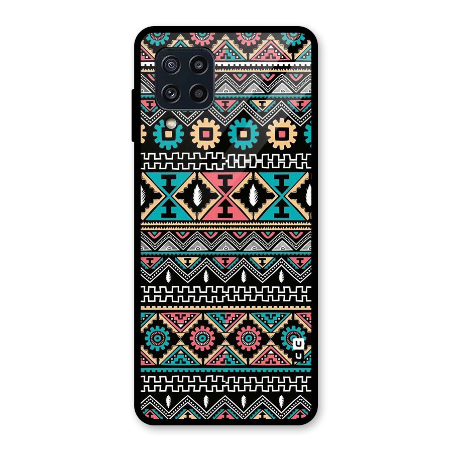 Aztec Beautiful Creativity Glass Back Case for Galaxy M32