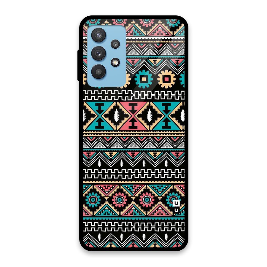 Aztec Beautiful Creativity Glass Back Case for Galaxy M32 5G