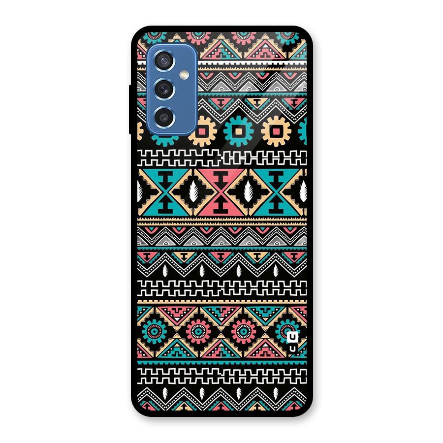 Aztec Beautiful Creativity Glass Back Case for Galaxy M52 5G