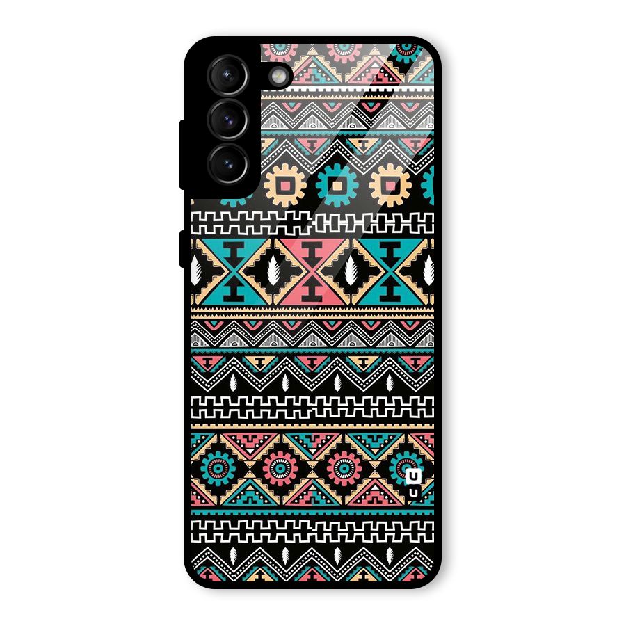 Aztec Beautiful Creativity Glass Back Case for Galaxy S21 Plus