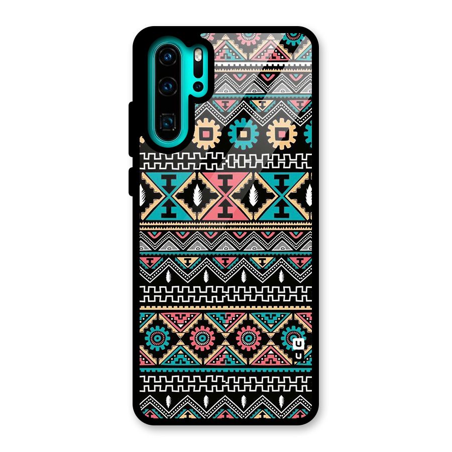 Aztec Beautiful Creativity Glass Back Case for Huawei P30 Pro