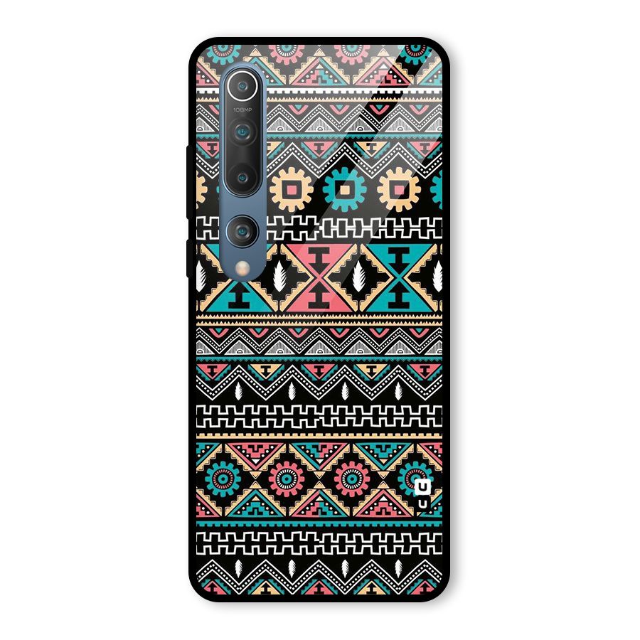 Aztec Beautiful Creativity Glass Back Case for Mi 10