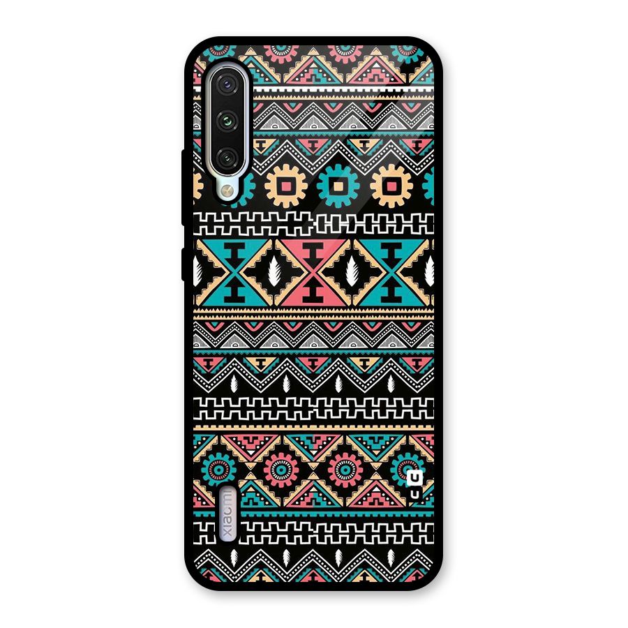 Aztec Beautiful Creativity Glass Back Case for Mi A3