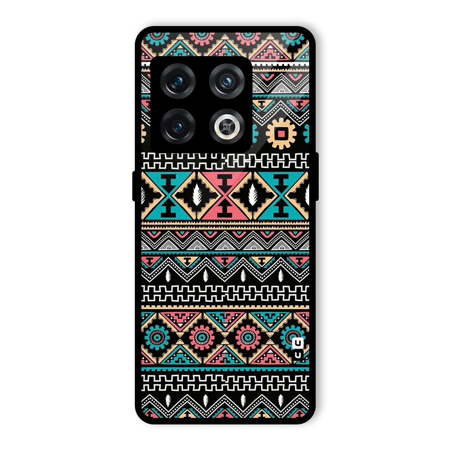 Aztec Beautiful Creativity Glass Back Case for OnePlus 10 Pro 5G