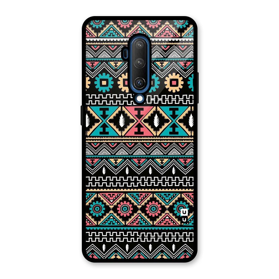 Aztec Beautiful Creativity Glass Back Case for OnePlus 7T Pro