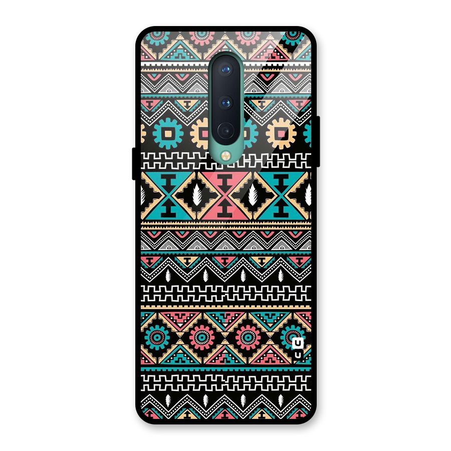 Aztec Beautiful Creativity Glass Back Case for OnePlus 8