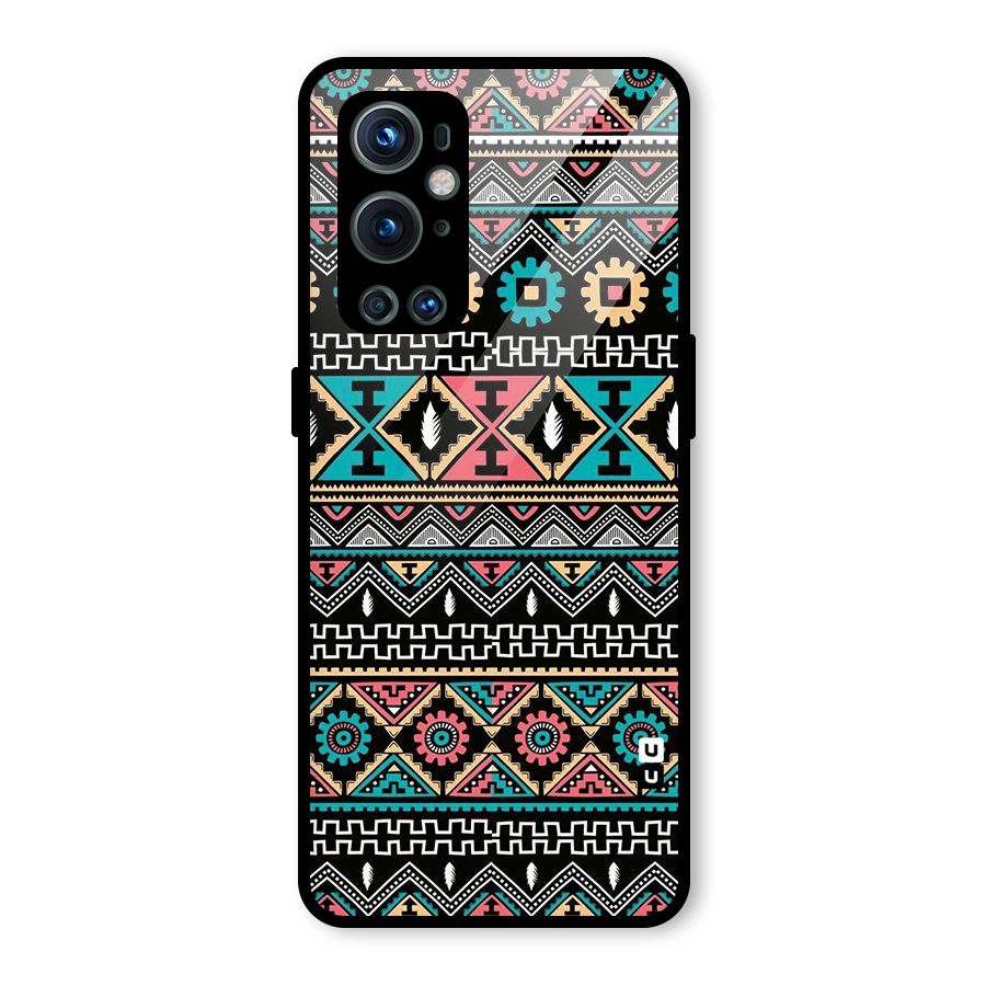 Aztec Beautiful Creativity Glass Back Case for OnePlus 9 Pro