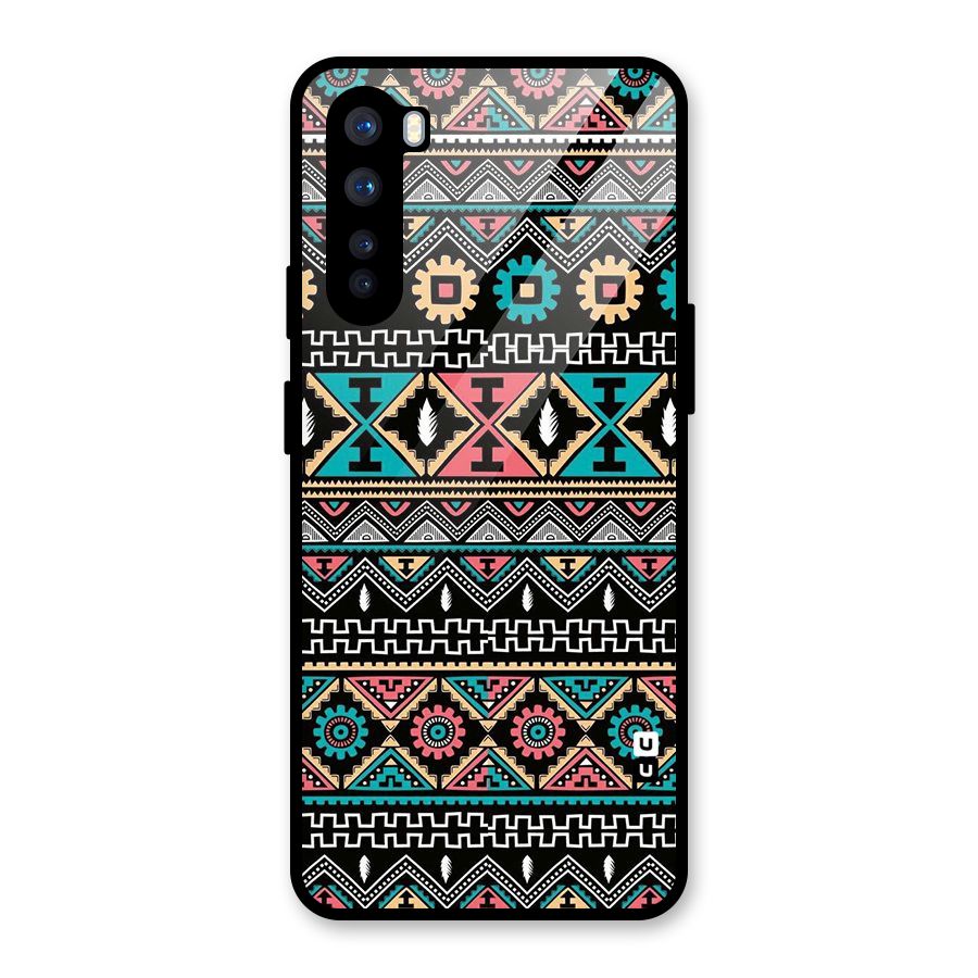 Aztec Beautiful Creativity Glass Back Case for OnePlus Nord